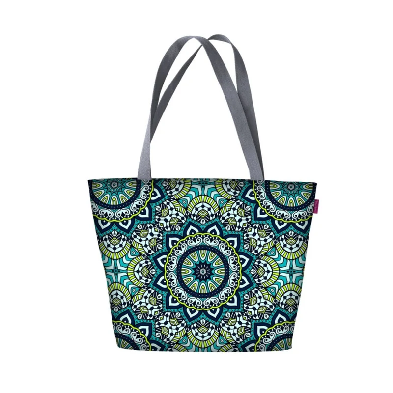 Borsa a tracolla Bertoni, cerniera, resistente alle intemperie, stampa durevole, modello Anais