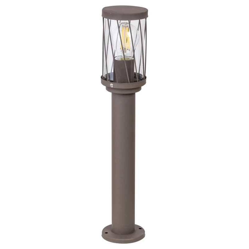 Lampada da giardino a piedistallo Rabalux Budapest, IP44, colore marrone, attacco E27, max 40 W, 8889