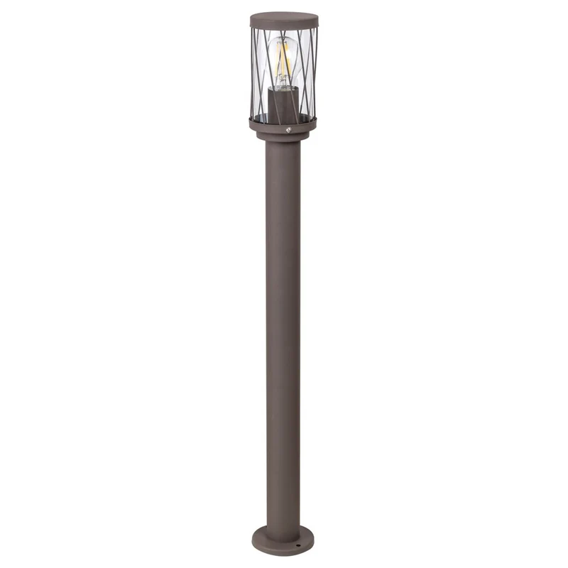 Lampada da giardino a piedistallo Rabalux Budapest, IP44, colore marrone, attacco E27, max 40 W, 8890