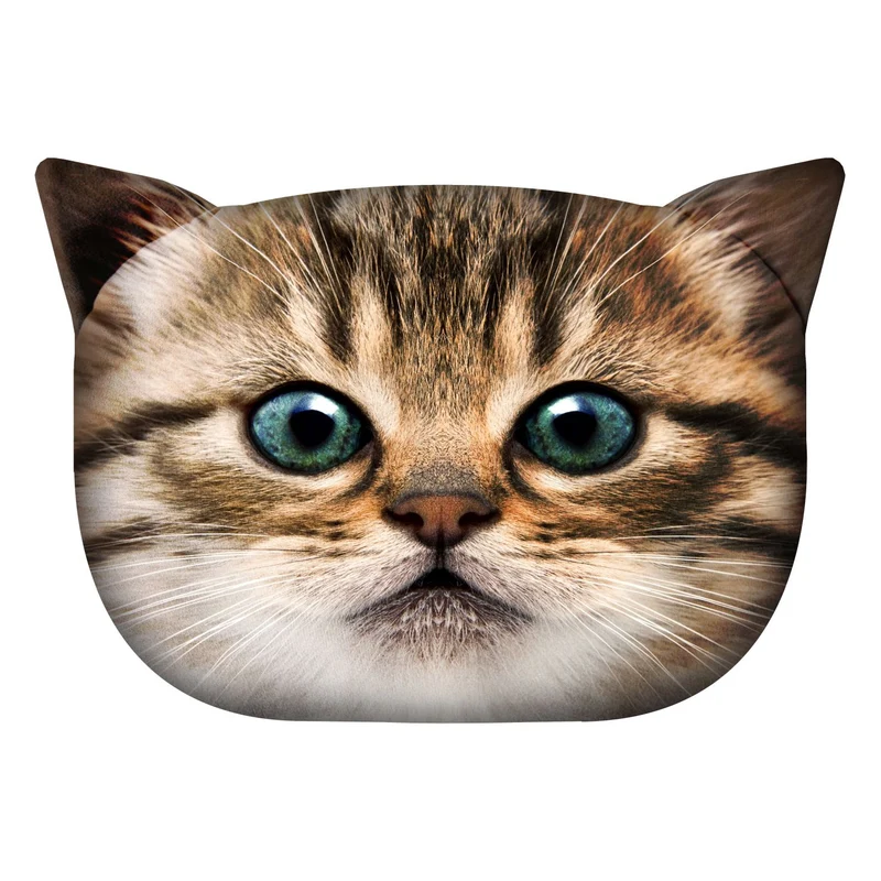 Cuscino di design con motivo di gatto Cuscino decorativo con cerniera nascosta Gatto Gapcio