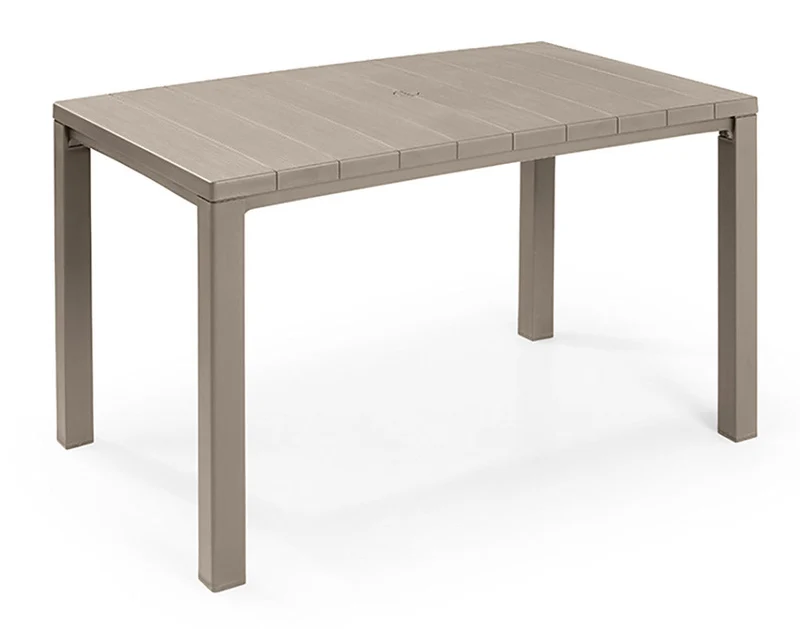 Tavolino da Giardino 147x90x74,5 cm in Resina Keter Julie Cappuccino Seconda Scelta