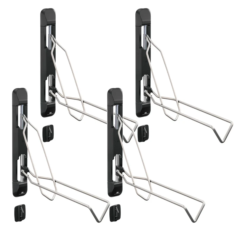 Portabiciclette da parete Maclean, max. 35 kg, MC-471, 4 pezzi