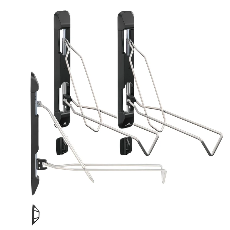 Portabiciclette da parete Maclean, max. 35 kg, MC-471, 3 pezzi