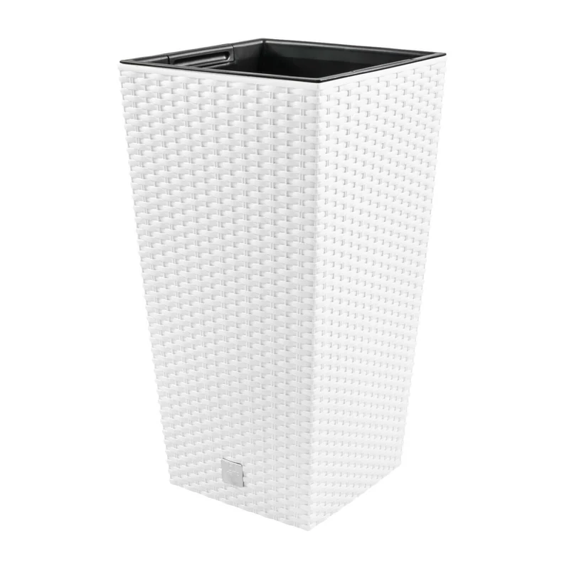 Vaso di fiori con un contributo Rato Square DRTS265-S449 - bianco