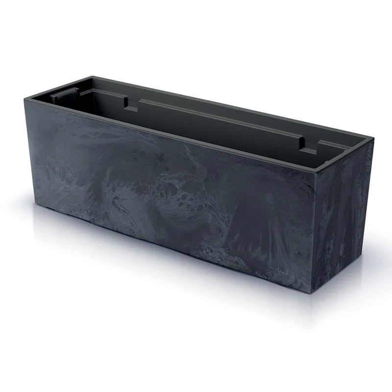 Prosperplast Fioriera URBI CASE EFFETTO BETONE vaso da fiori - Flower box antracite