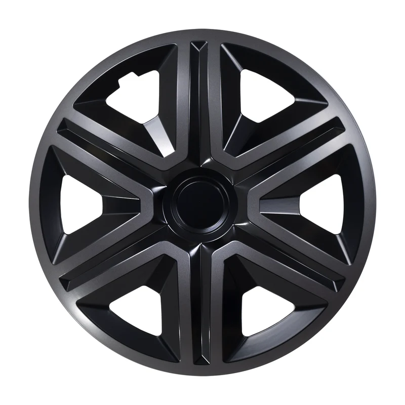 Set di coprimozzi ACTION da 14" doppio colore grafite/nero 4 pezzi