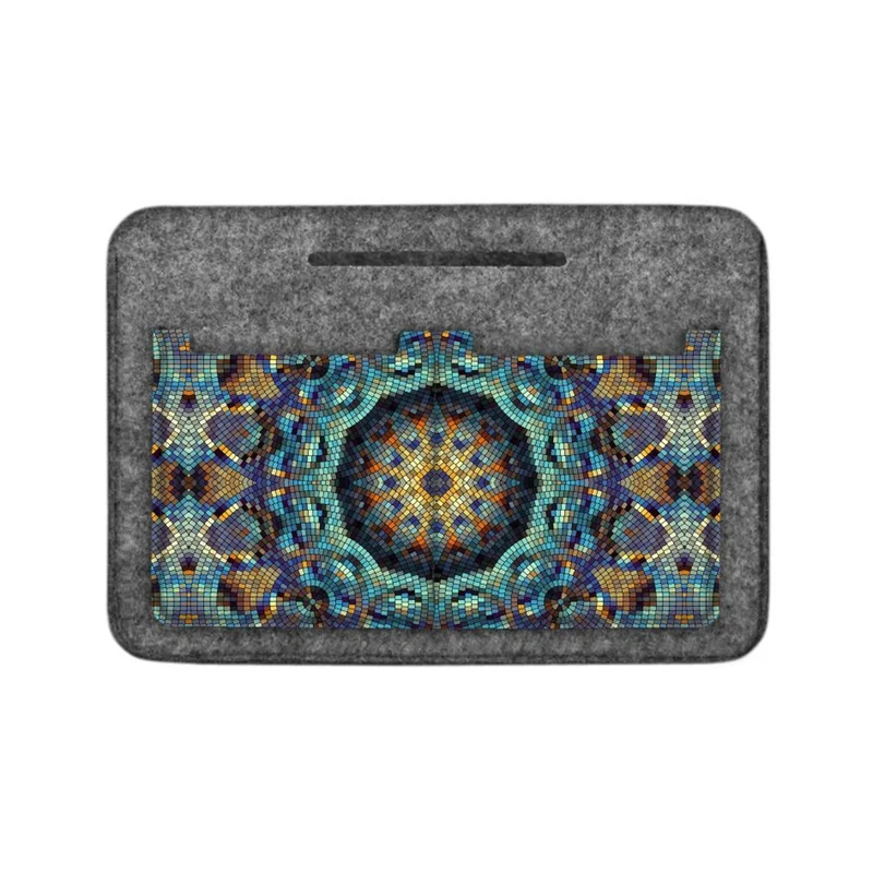 Organizer da borsa Premium, in feltro, stampa resistente, motivo Barcelona