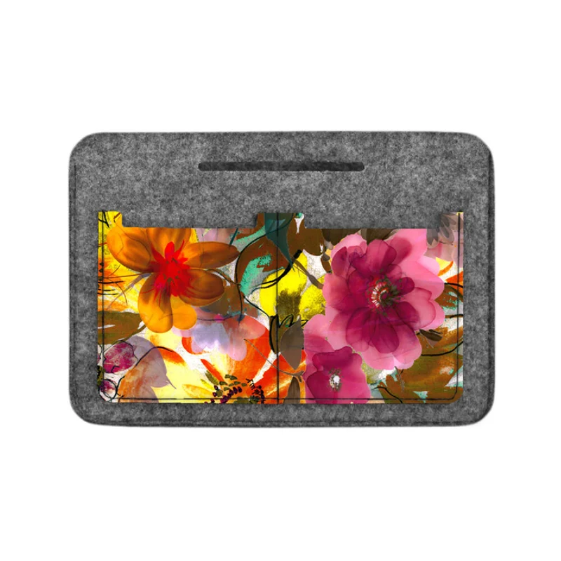 Organizer da borsa Premium, in feltro, stampa resistente, motivo Garden