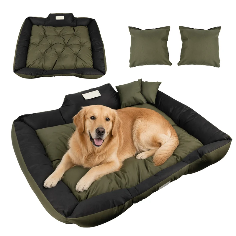 Cuccia GreenBlue, verde rettangolare, dimensioni esterne 115x95 cm, interne 100x80 cm GB240 GN