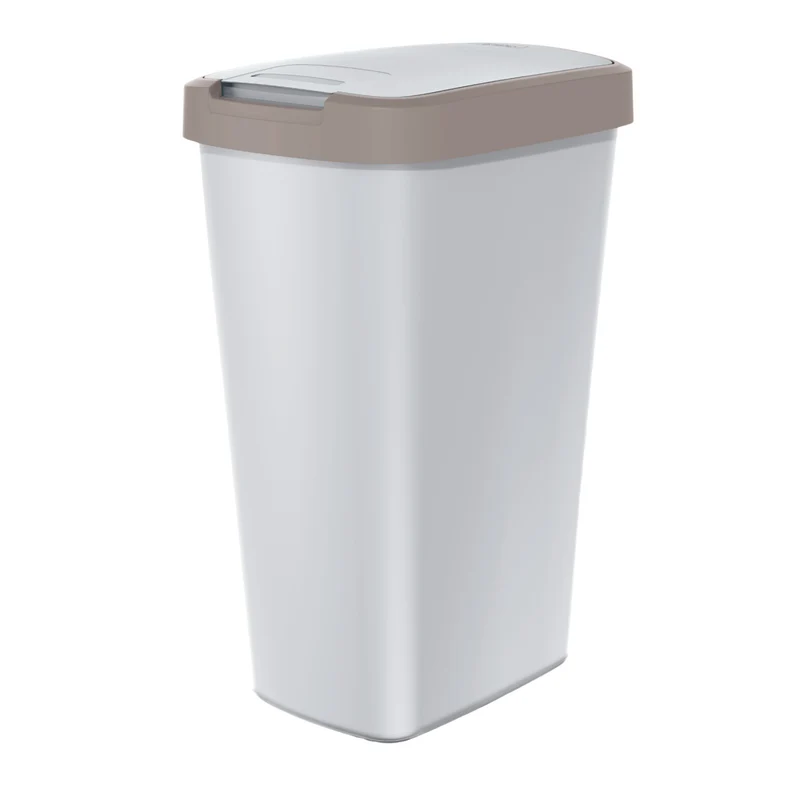 KEDEN Compacta Q Portarifiuti da 45 litri NSAB45-WG5C_427C - Frassino con struttura marrone chiaro