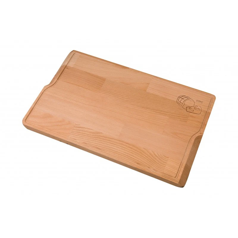 Tagliere Practic, double-face, in legno, dimensioni 44x28 cm, 21010200