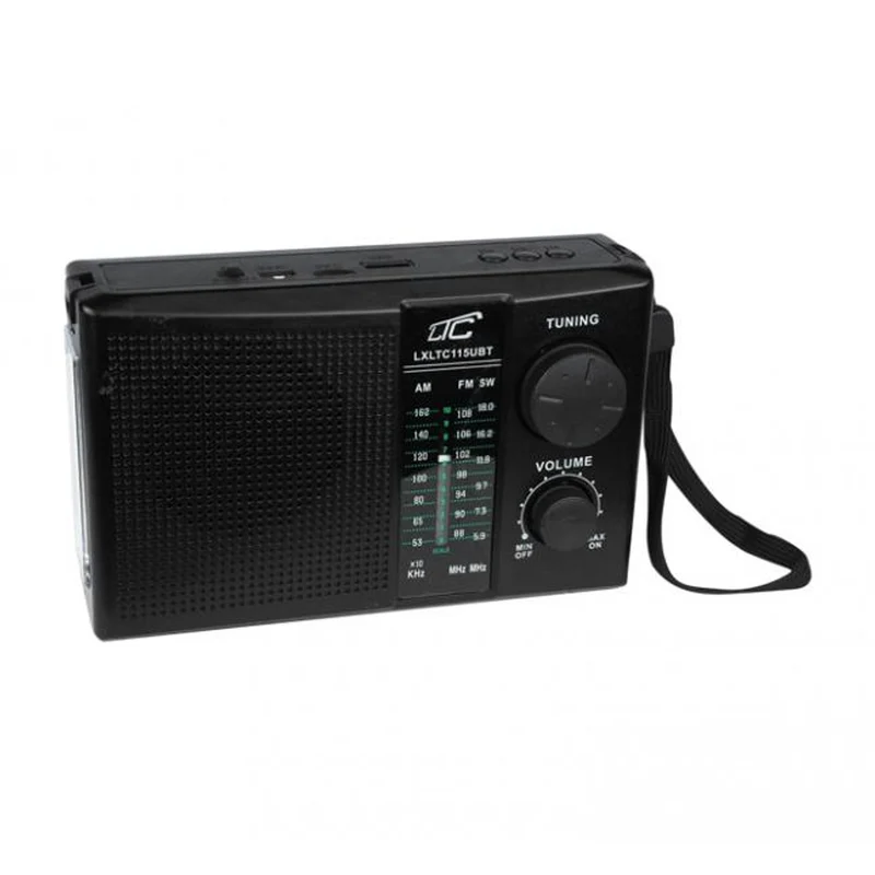 Radio portatile LTC NER, Bluetooth, FM/AM/SW, pannello solare, LXLTC115UBT