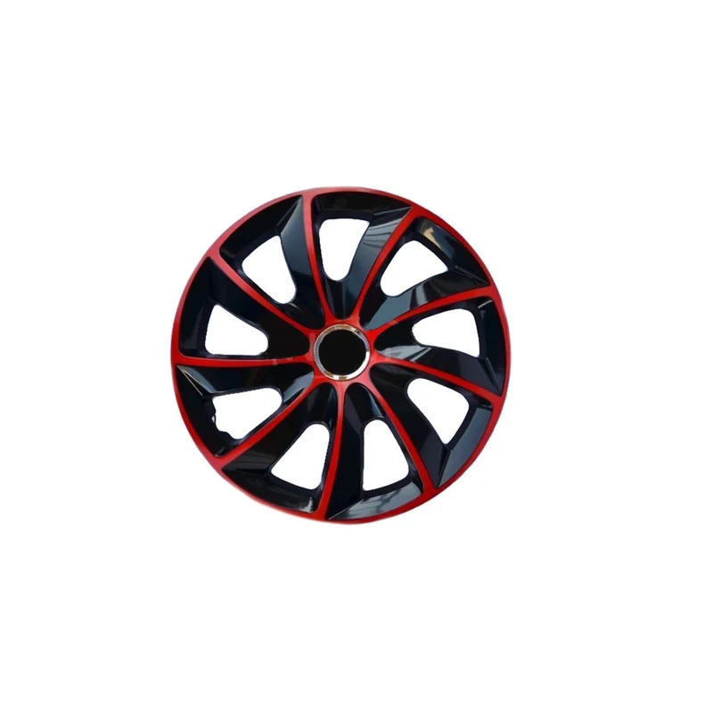 Copricerchi coprimozzi NRM EXTRA STIG ROSSO NERO 4 pezzi