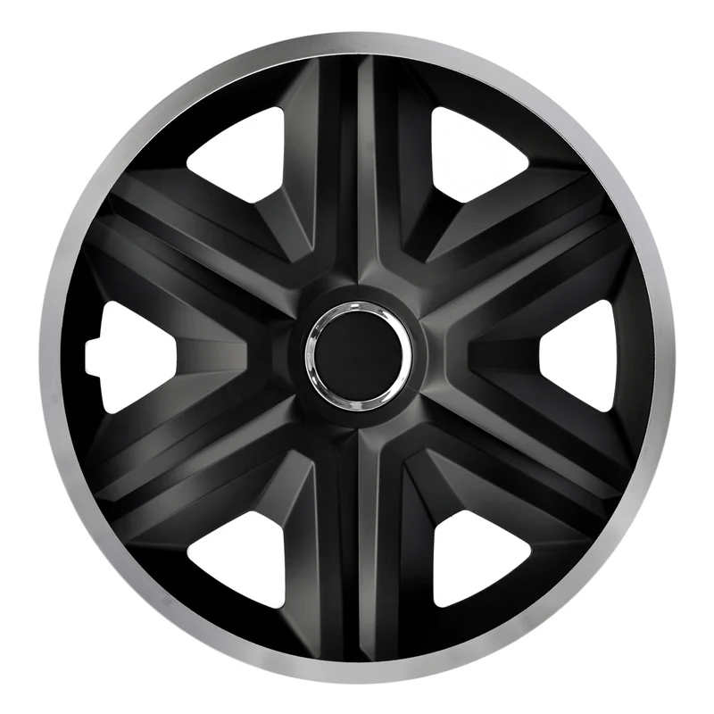 Coprimozzo universale 15'' NRM Fast Lux argento 1 pz.