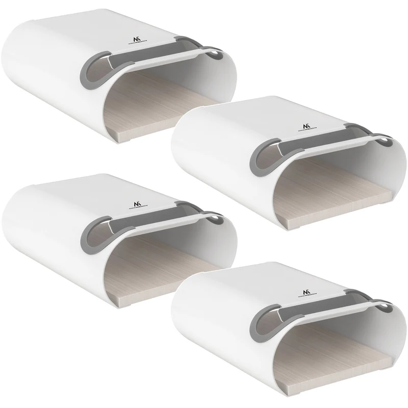 Portabiciclette da parete Maclean, carico massimo 25 kg, MC-466, 4 pezzi