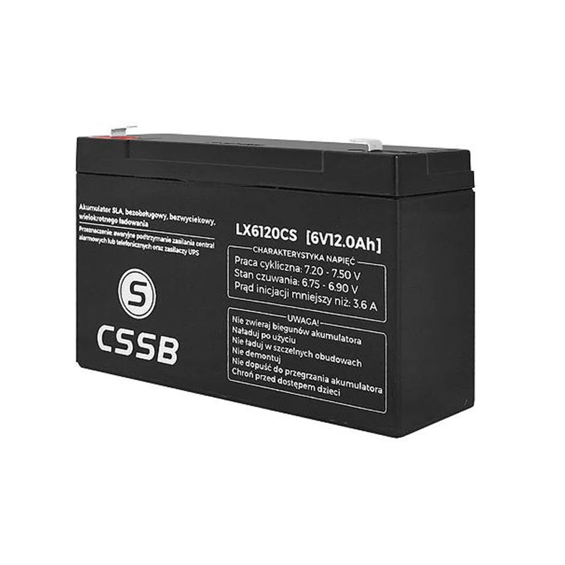 Batteria al gel PS 6V 12Ah battera uso vario LAMEX