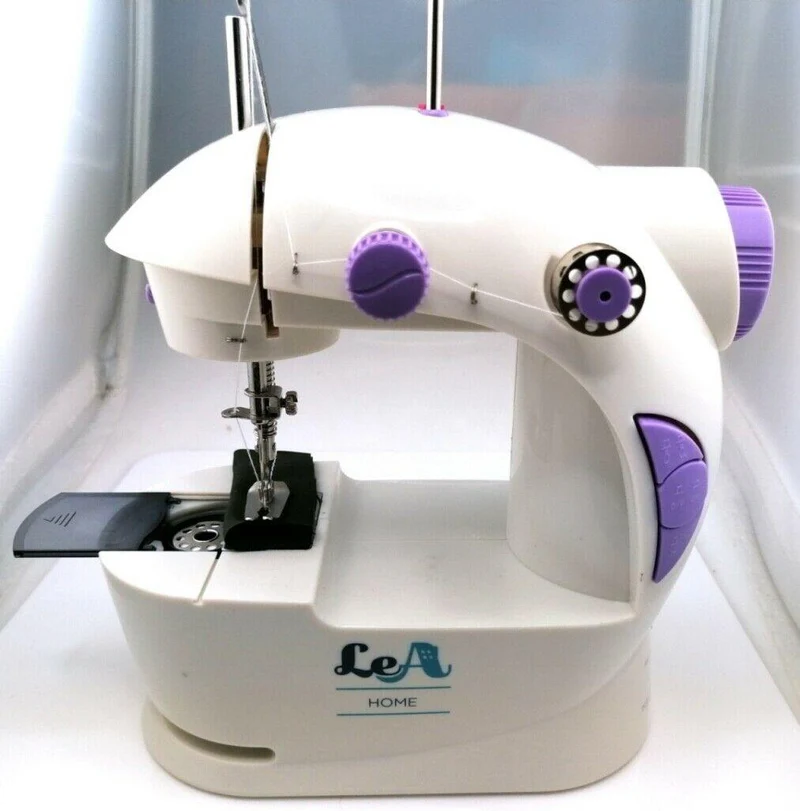 Macchina per cucire elettrica mini cucitura automatica doppia velocità