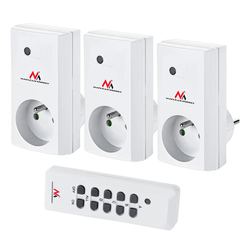 Set di prese di rete di controllo remoto Maclean Energy MCE153