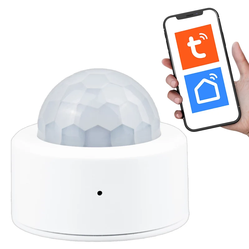 Sensore di movimento wireless Zigbee Tuya GreenBlue, Android/iOS, CR2450 DC 3,0 V, angolo di rilevamento 120° / fino a 8 m, GB740