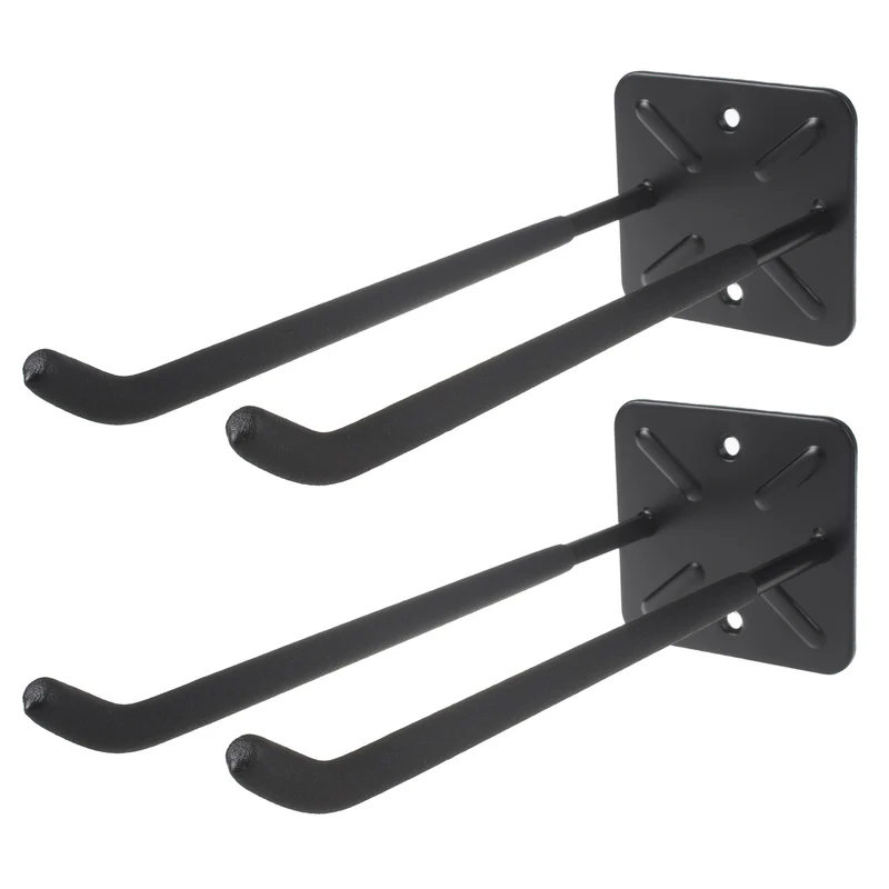 Set di 2 supporti da parete Maclean per attrezzi ruote scala bicicletta acciaio carico massimo 70kg