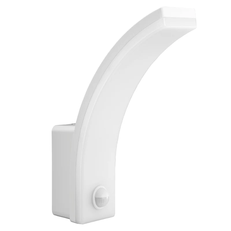 Maclean 20W Lampada a LED con sensore movimento e crepuscolareIP65 2000lm 4000K bianco, MCE512 W