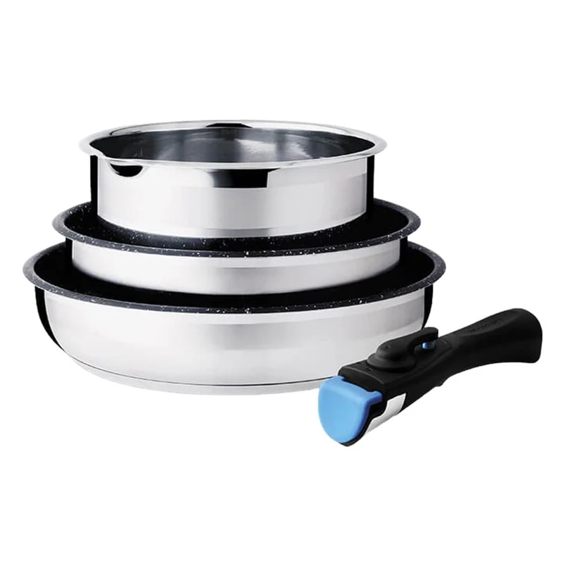 Set Maestro, 2 pentole, casseruola, manico staccabile, MR-3529-4