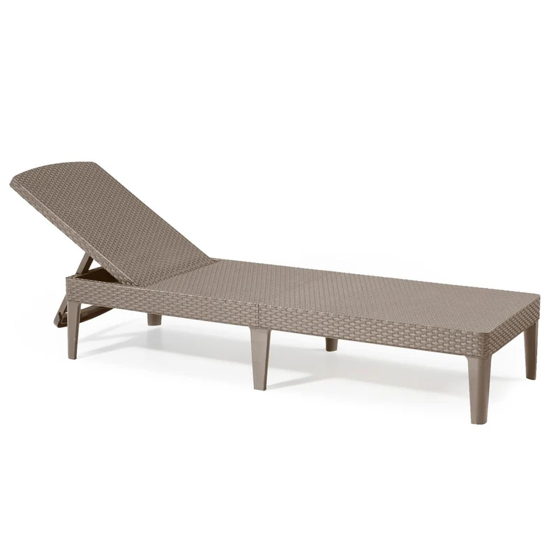 Sedia a sdraio da giardino regolabile Jaipur Sun Lounger cappuccino