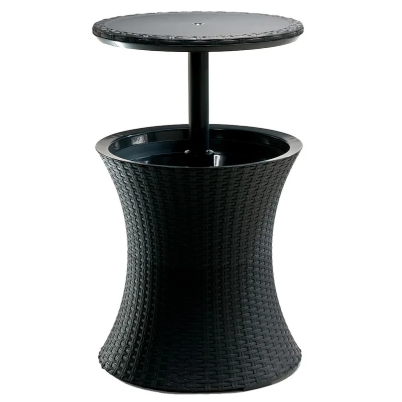Funzionale bar da giardino Keter Cool Bar Rattan Antracite