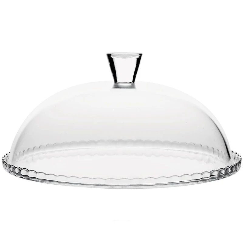 Piatto da portata Pasabahce, vetro, con paralume in vetro, 32 cm, Patisserie