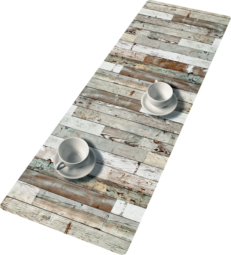 Tovaglia da tavolo Decorazione del Tavolo Easy Care 95 x 33 cm Ventige Bianco