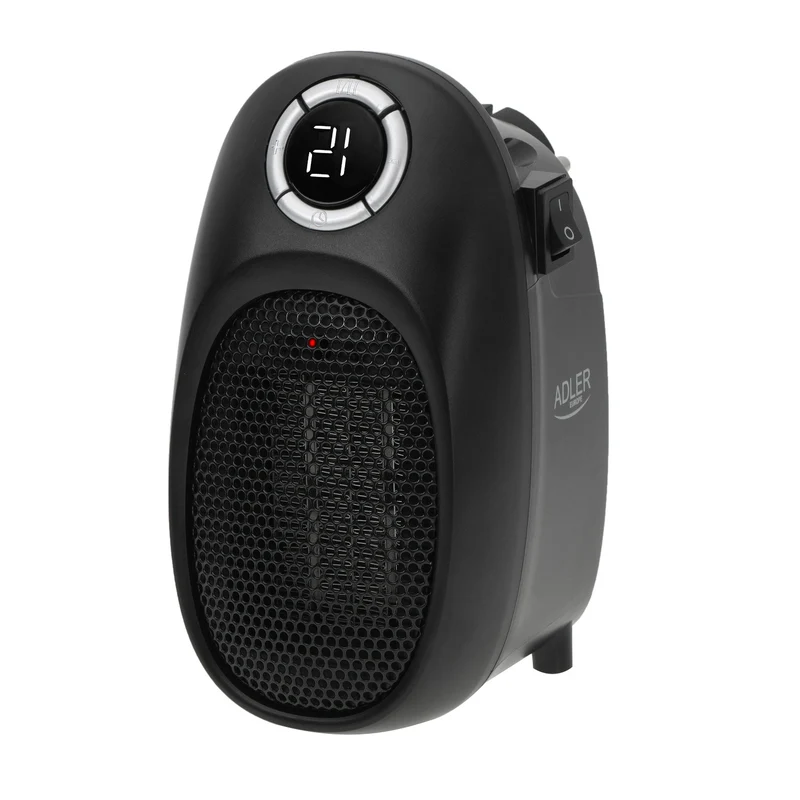 Termoventilatore Adler AD 7726 Easy Heater con display LED 1500W fino a 32 m2 Timer