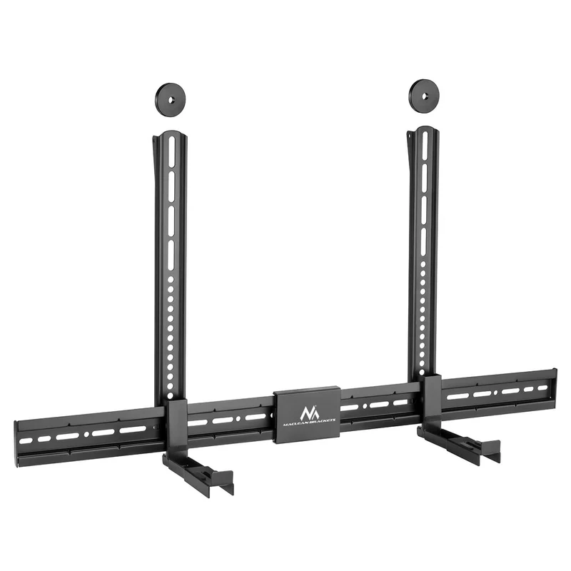 Supporto soundbar regolabile Maclean, profondità 86~155 mm, 15 kg max, MC-465 Montaggio TV