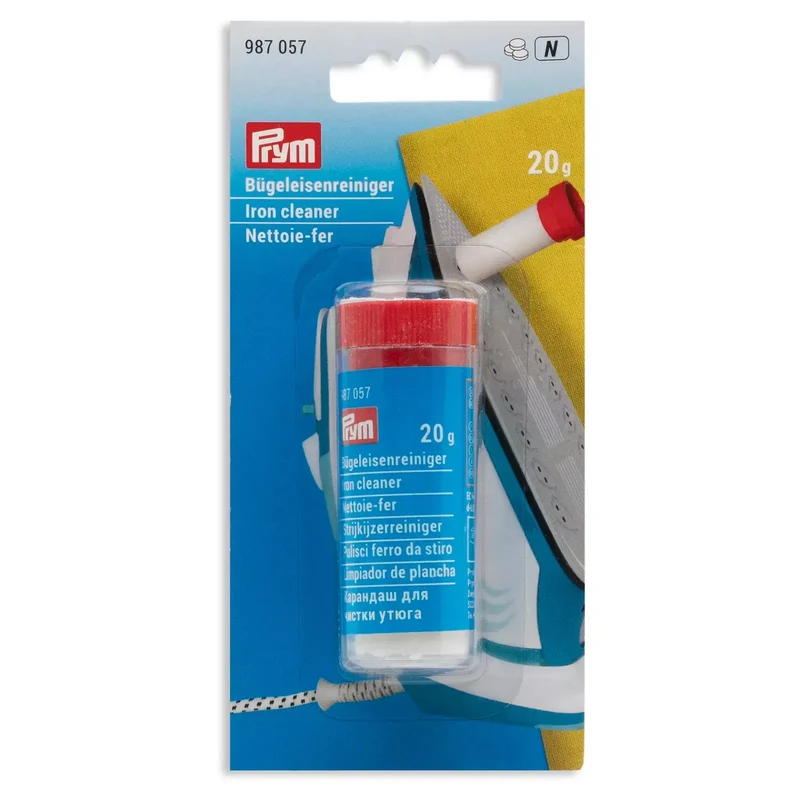 Pulizia Ferro da Stiro Prym 987057 – Stick Anticalcare 20g per Piastra Pulita e Liscia