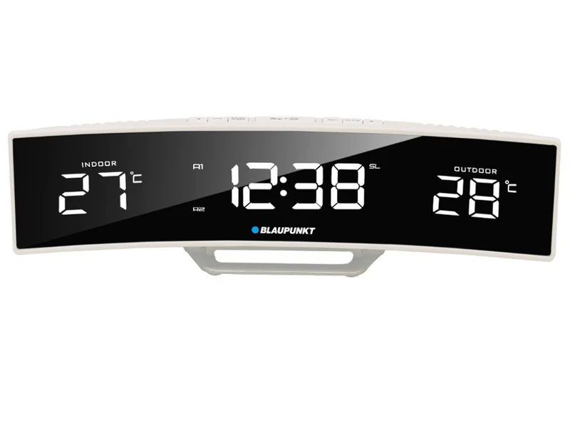 Radio sveglia FM PLL temperatura interna/esterna Blaupunkt CR12WH