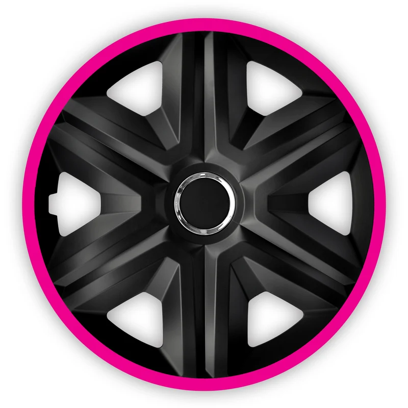 Coprimozzi FAST LUX rosa 15 "4 pezzi Assemblaggio senza attrezzi