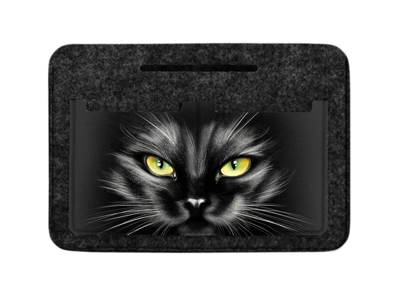 Borsa Premium Organizzatore Borsetta Organizzatore Borsa con Cerniera Feltro Nero