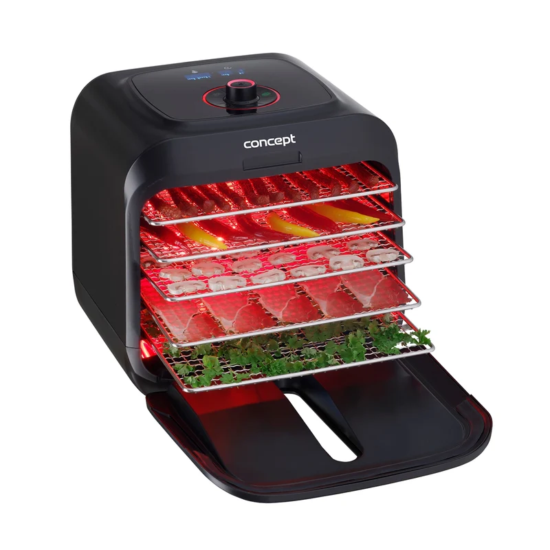 Essiccatore per alimenti Concept Infra 500W: frutta, verdura, funghi, erbe, fiori e carne