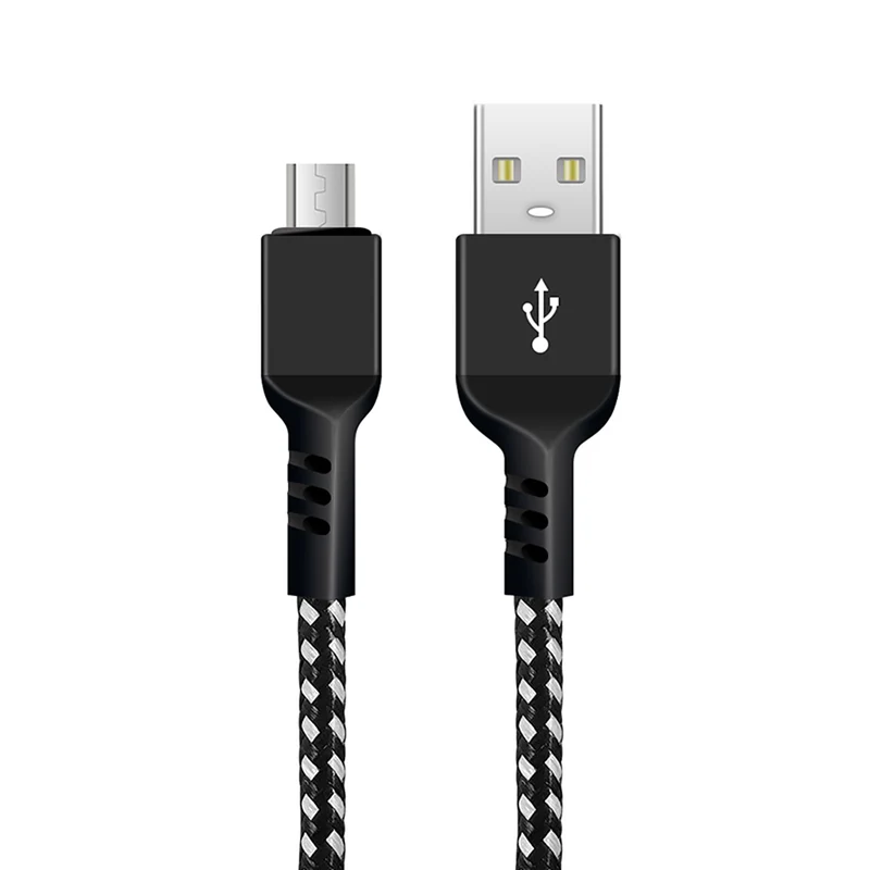 Cavo microUSB che supporta Fast Charge 2.4A Maclean Energy MCE473 nero, 1m 5V / 2.4A - trasmissione dati