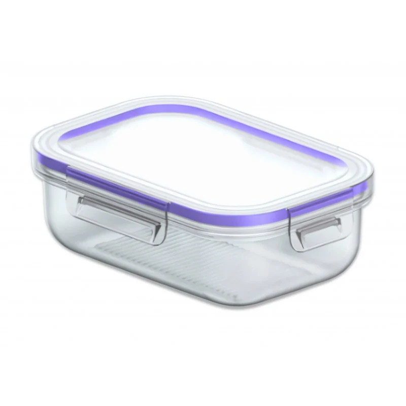 Pratico contenitore per alimenti, capacità 2 l, coperchio con clip
