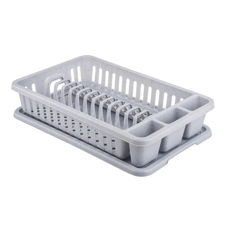 Lavastoviglie Curver Lux, grigio, dimensioni compatte, scomparto per posate separato, 173415