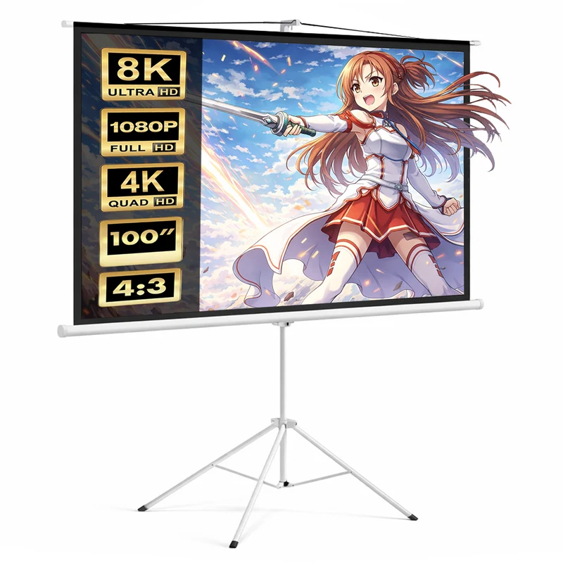 Schermo Proiezione con Stativo Treppiede 200x150 MC-595 na stojaku 100" 4:3
