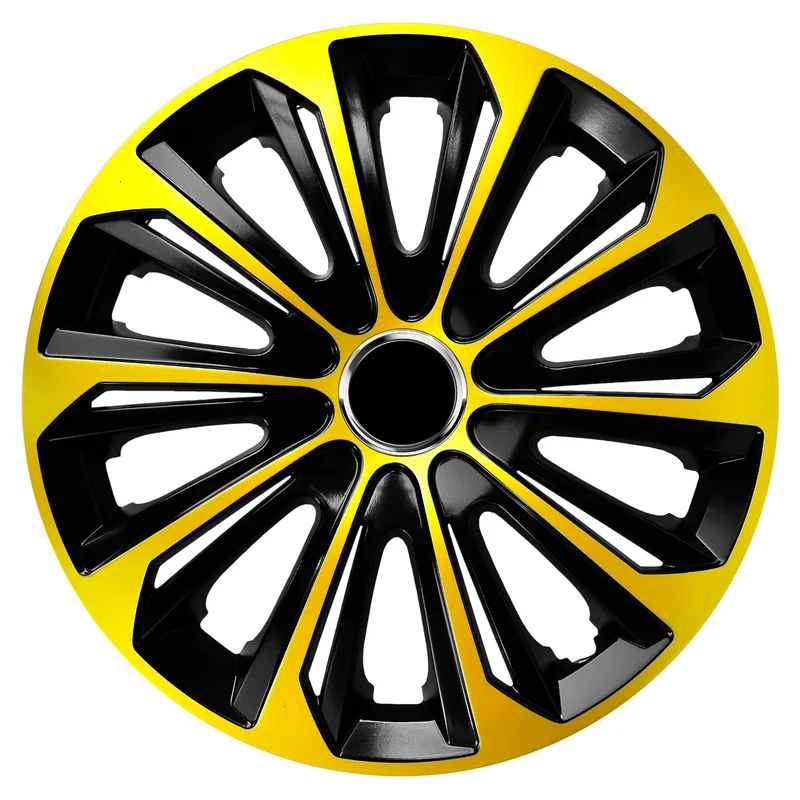Copricerchio universale da 16'' NRM Extra Strong oro-nero, 1 pezzo