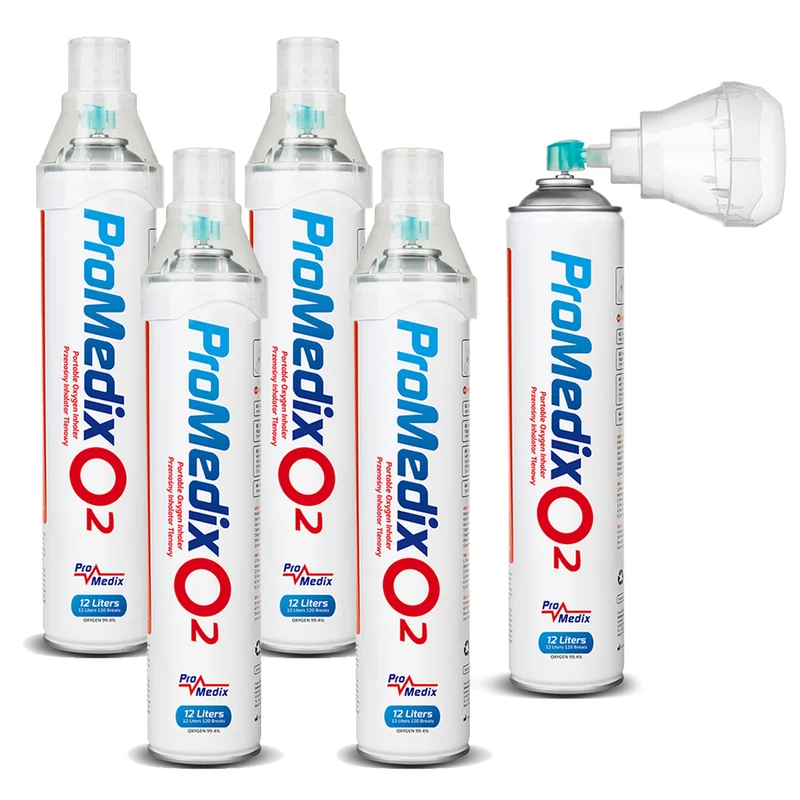 5x inalatore di ossigeno Promedix portatile al 99,4%