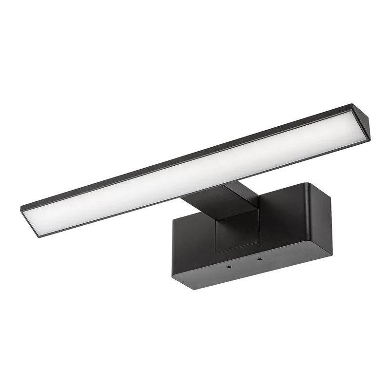 Lampada da bagno Rabalux, potenza 6W, bianco naturale 4000K, IP44. nero, Loric