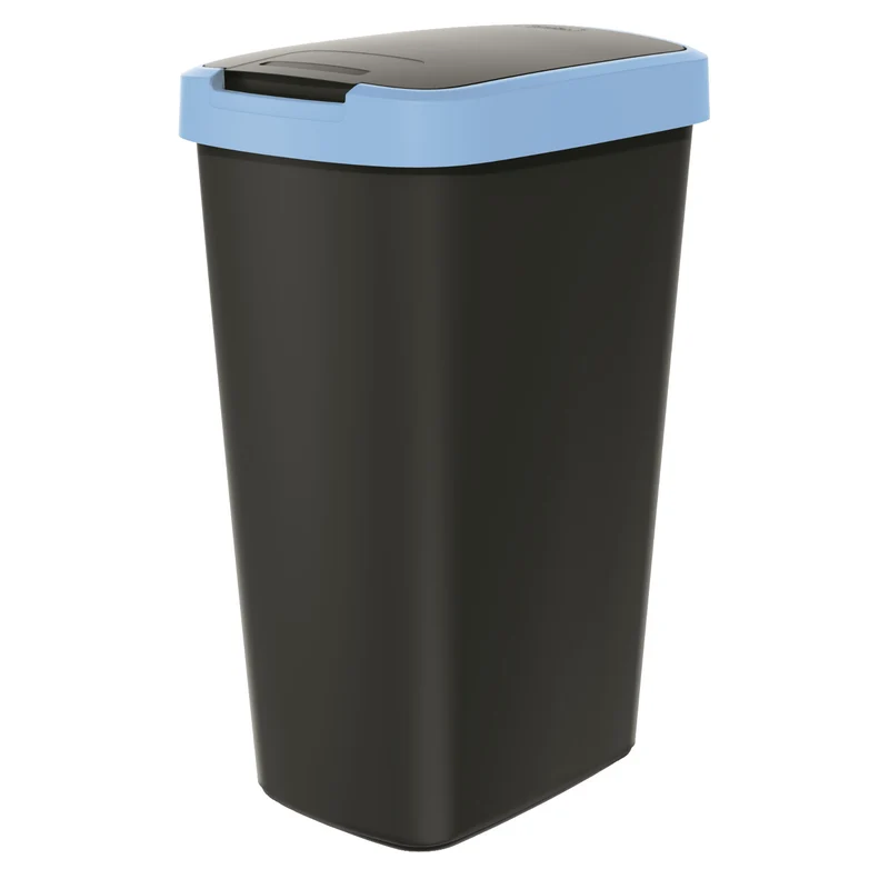 Keden COMPACTA Q Cestino per rifiuti con sportello - azzurro 45l