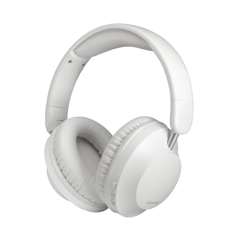 Concept SoundJoy cuffie in-ear wireless, fino a 45 ore di riproduzione, Bluetooth 6.0, ricarica rapida, cancellazione attiva del rumore fino a 18dB, bianco, HS4081