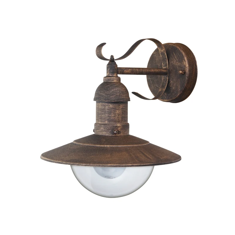 Oslo lampada da parete per esterni E27 60W Oro IP44