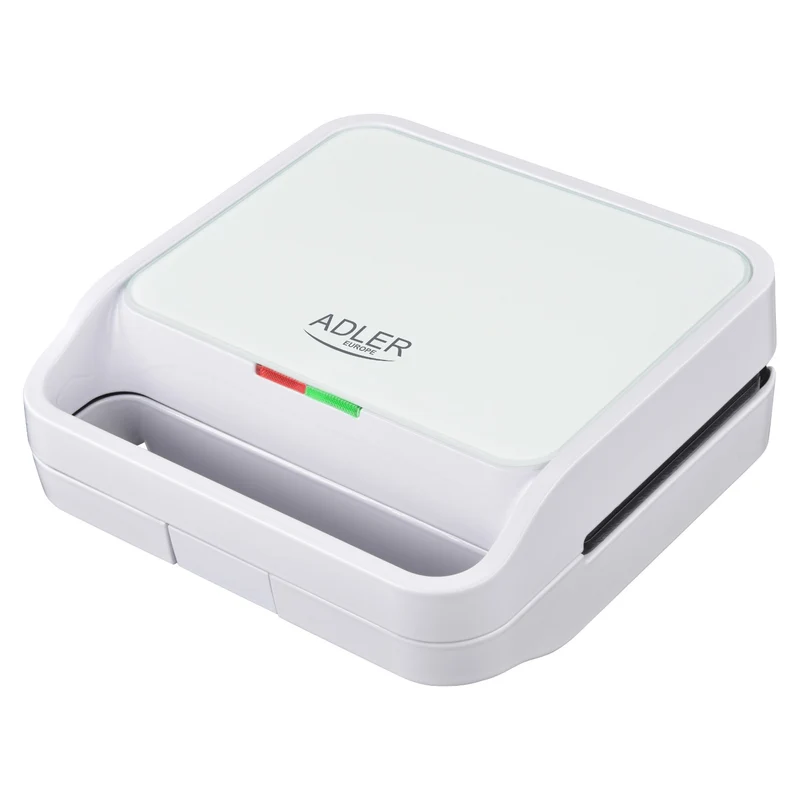 Tostapane Adler, griglia a contatto, 1100W, bianco, AD 3070