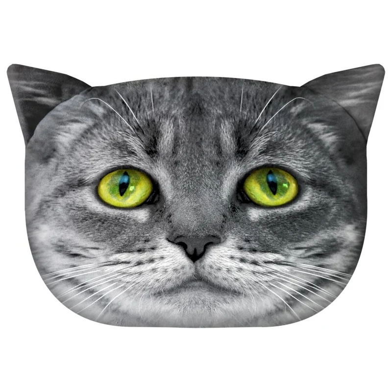 Cuscino decorativo Bertoni Cat Lolek 30x45 cm, velluto, stampa gatto, inserto anallergico