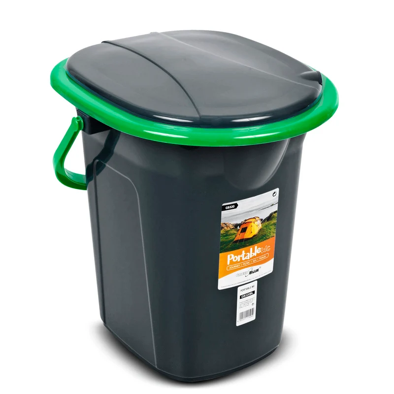 GreenBlue GB320BG Toilette turistica nero/verde 19L